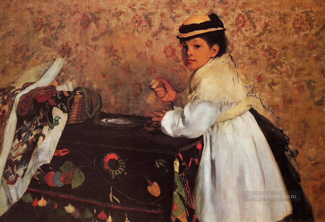 Hortensia Valpin Edgar Degas Pintura al óleo